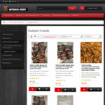 Outback Pork Crackle Roast & Pork Crackle Bacon 10x 25g Individual Bags $10 ($5 off) + Delivery @ Outback Jerky