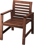 APPLARO Outdoor Chair With Arm Rests $50 (Was $100) + Delivery @ IKEA