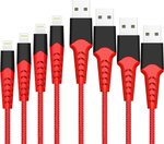Mfi Certified USB-A to Lightning Cable 4pk (2x1m, 2x2m) $5.90 + Delivery ($0 with Prime/ $39 Spend) @ Boreguse Amazon AU
