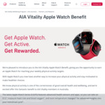 Reduced Loan Repayments on Apple Watch Series 8 ($629) with Weekly Activity Goals over 2 Yrs @ AIA Health Insurance & Vitality