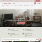 10% off Site Wide & Free Shipping @ Scandista (Furniture Store)