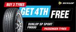 Buy 3 Get 4th Free - Dunlop SP Sport FM800 @ Bob Jane / Jax / City Discount Tyres