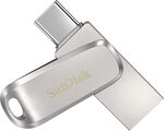 SanDisk 256GB Ultra Luxe USB 3.0 Type-C Flash Drive $23.80 + Delivery ($0 with Prime/ $39 Spend) @ Amazon AU