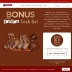 Bonus Tim Tam Sock Set with Any 3 Packs of Tim Tam Purchased from IGA + $10 Shipping @ Arnott's Australia