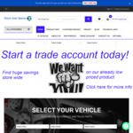10% of Sitewide + Delivery @ Direct Auto Spares