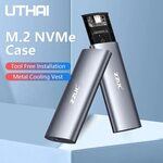 UTHAI M.2 SATA 5Gbps USB-C SSD Enclosure US$5.55 (~A$8.26) Delivered @ Green Leaf Electronics Digital Store AliExpress