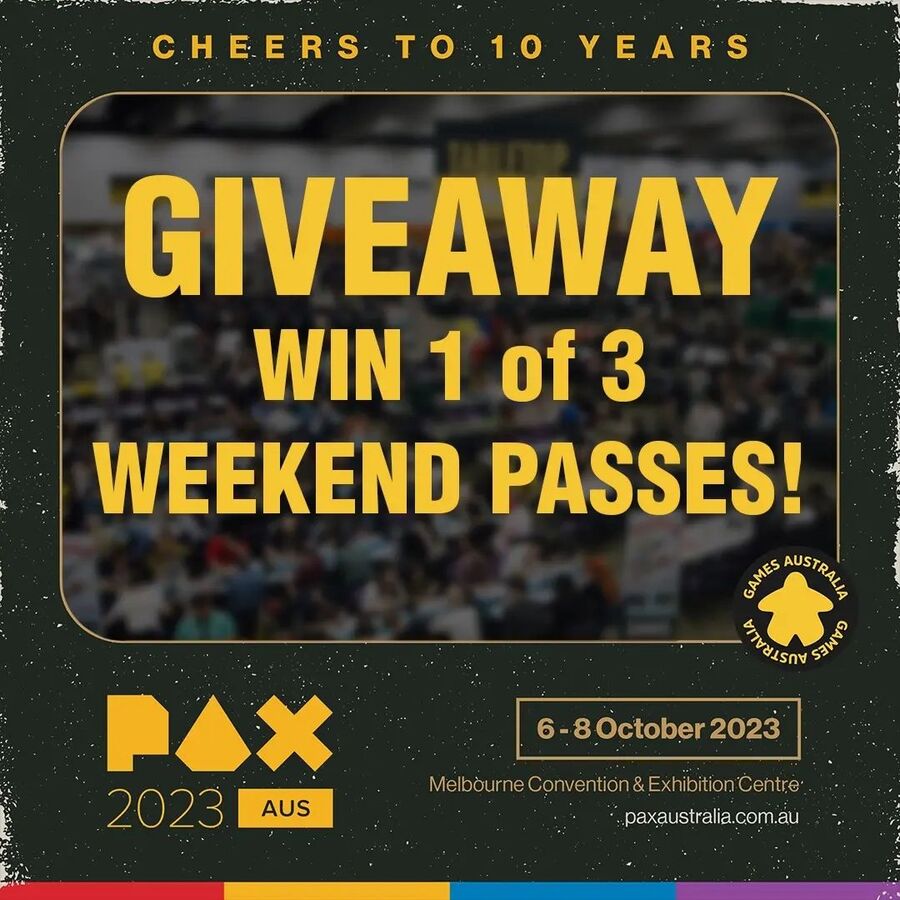 Win 1 of 3 Weekend Passes to PAX in Melbourne from Games Australia