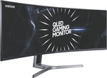 Samsung 49" CRG90 Curved QLED DQHD 120Hz Gaming Monitor (5120x1440) $1155.15 + Delivery @ The Good Guys