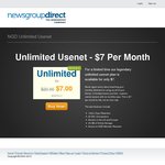 NewsgroupDirect Unlimited Usenet - $7 Per Month  