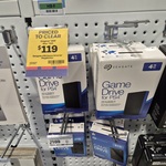 [VIC] Seagate 4TB Gaming Drive for Playstation $119 In-Store @ Officeworks, Box Hill