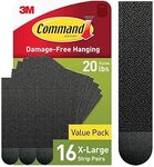 [Prime] 3M Command 20 lb Adhesive Strips, Black, X-Large (16-Pairs) $20.83 Delivered @ Amazon US via AU