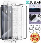 2 ZUSLAB Tempered Glass Screen Protector + 2 Lens Protector for iPhone 15 14 Pro Max Plus 13 12 11 $6.96 Delivered @ ZUSLAB eBay