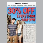 Roger David - 30% Off Everything + Free Shipping!‏