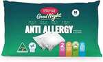 Tontine Goodnight Allergy Sensitive Medium Pillow 2-Pack $17.89 (RRP $45.95) + Delivery ($0 with Prime/ $59 Spend) @ Amazon AU