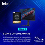 Win a Gigabyte M27QA 27" Qhd Ss Ips 180hz 1ms Gaming Monitor + The Elder Scrolls Online: Gold Road Digital Code from Intel ANZ