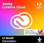 Adobe Creative Cloud All Apps - 1 Year Subscription $747.68 @ Amazon Media AU