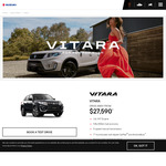 Suzuki Vitara (Manual Transmission) from $27,590 Drive Away @ Suzuki (Excludes QLD)