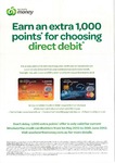 Earn an Extra 1,000 Points for Choosing Direct Debit with Woolies Mastercard