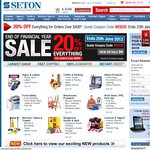 20% OFF Everything for Orders over $499.00 at Seton
