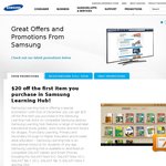 $20 off Voucher for The First Item You Purchase in Samsung Learning Hub