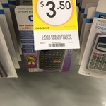 Casio Scientific FX82AU Plus Calculator - Black $3.50 at Kmart [Clearance]