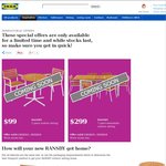 IKEA - RANSBY 3 Piece/7 Piece Extendable Outdoor Setting $99 & $299 Respectively (13-15 Dec)