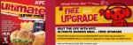 Free Upgrade Voucher for KFC Ultimate Burger Meal - WA only