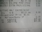 Malteaster Bunny 29g 3 for $2 (Usually $1 Each) @ BigW