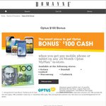 Domayne $100 Cashback - Sign to Optus 24 Months Contract - Selected Stores - NSW Only (?)