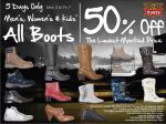 Rivers 50% off Boots sale
