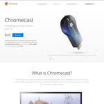One Month's Free Subscription to Presto with Google Chromecast Purchase (Via Redemption)
