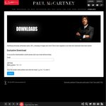 Free Paul McCartney & Wings MP3 Downloads @ PaulMcCartney.com