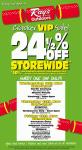 Rays Outdoor 24.5% off for VIP Members Victoria Nov 11,12 and 13 Refer to Image for Details