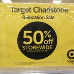 50% off Everything @ Target Chadstone Shopping Centre VIC