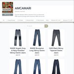 Designer Denim Jeans Reduced to Clear. Prices from $29.99 + Free Express Post @ AMCAMARI