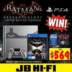 Win 1 of 2 Sony PlayStation 4 Batman Arkham Knight Limited Edition Console Bundles from JB Hi-Fi
