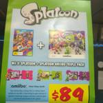 Splatoon Wii U Game + Splatoon Amiibo Triple Pack $89 @ JB Hi-Fi