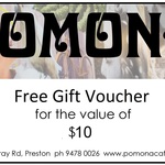 Free Gift Voucher of $10 @ Pomona Cafe [Preston, VIC]