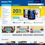 20% off Interior Paint at Masters
