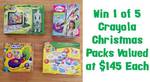 Win 1 of 5 Crayola Christmas Packs (Worth $145) from Schoolmum