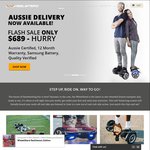 30% off with Coupon Code (from $429 Delivered after Discount) @ Wheelsterd Electric Scooters