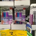 Sharpie Limited Edition Electro Pop 5pk for $2 Save $7.99 (Was $9.99) @ Woolworths Carnegie VIC