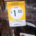 Black Leg Warmers $1.50 @ Kmart Merrylands NSW