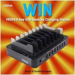 Win a VROVA 8-Bay USB Desktop Charging Station Worth $81 from Mwave