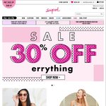 SUPRÉ 30% off Everything Including Sale Items. Free Shipping on $50 Spend