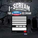 Win 1 of 4 Prizes of a Year's Supply of Ice Cream from Cold Rock