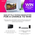 Win 1 of 5 Sony 55” Full HD LCD TV & Soundbar Bundles Worth $1,998 from Yahoo!7