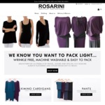 Rosarini Seasonal Sale: 40% off Clothing with Free Shipping