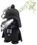 Darth Vader Music Cartoon Keychain with LED Pendant Night Light $0.99 USD ($1.30 AUD) Delivered @ Gearbest