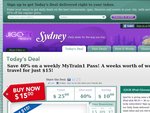 (Sydney) MyTrain1 for $15 (Usually $25) - Save $10 - Jigocity